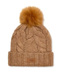 Ugg CABLE BEANIE POM